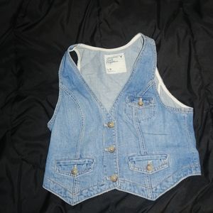 American Eagle denim vest